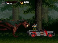 une photo d'Ã©cran de Jurassic Park Part 2 - The Chaos Continues sur Nintendo Super Nes